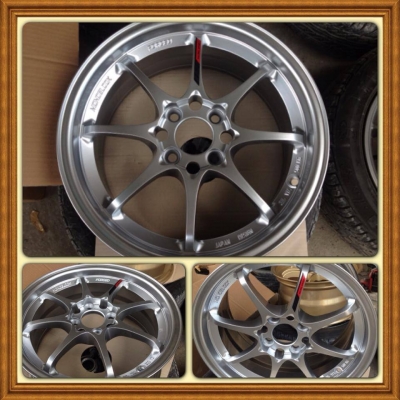 ขายแม็กมือ2 ใส่อาทิตย์เดียว!!! CE28 สีบรอนซ์ซิลเวอร์ ขอบ15 4 รู100 ราคา 7,900 บาท