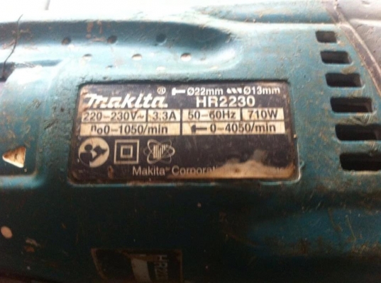 สว่านโรตารี่2ระบบ MAKITA รุ่น HR2230 สภาพใหม่ ราคาถูกๆ