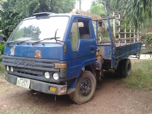 ขายด่วน!  รถ 6 ล้อ TOYOTA BU91 (3 ใบปัด) 115 แรงม้า พร้อมเครน TADANO  3 ตัน