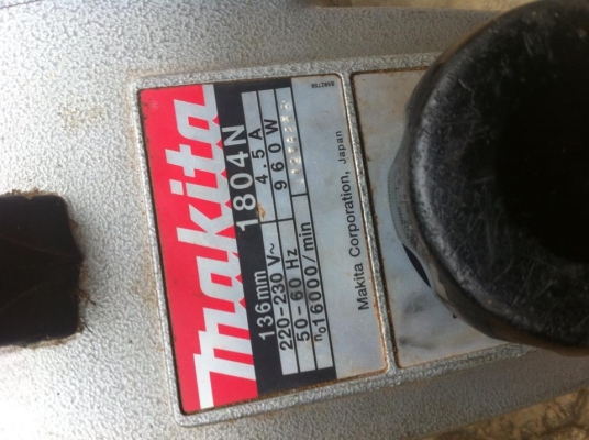 กบไสไม้Makita 1804N ของแท้100\% สภาพดีมาก ราคาถูก