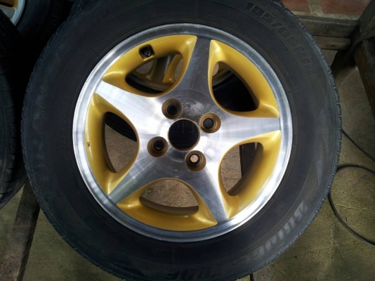 ขายล้อ civic ตาโต 4รุ 100 ขอบ14 ขายล้อ civic ตาโต 4รุ 100 ขอบ14