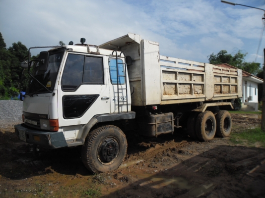 ขายรถบรรทุก 10 ล้อ 2 เพลาดั้ม MITSU TURBO TF 6836 เครื่องดีคัสซีสวยทะเบียนเต็มมีระบบลากลูก