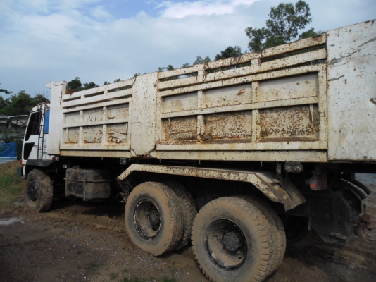 ขายรถบรรทุก 10 ล้อ 2 เพลาดั้ม MITSU TURBO TF 6836 เครื่องดีคัสซีสวยทะเบียนเต็มมีระบบลากลูก