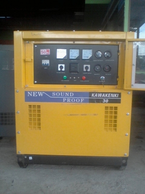 ขายเครื่องปั่นไฟใหม่นำเข้าKAWAKENKI KK-30 KVA(0801153032)