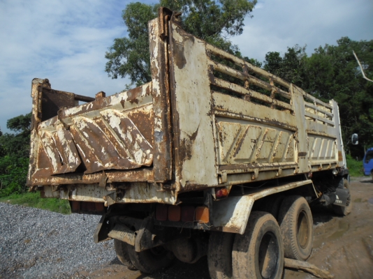 ขายรถบรรทุก 10 ล้อ 2 เพลาดั้ม MITSUFUSO TURBO TF 5037 เครื่องดีคัสซีสวยพร้อมใช้ทะเบียนเต็ม