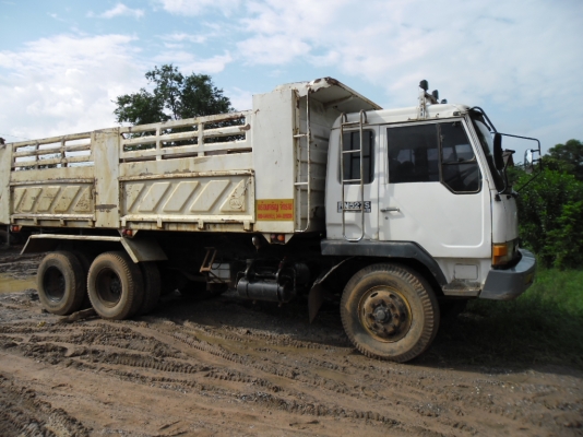 ขายรถบรรทุก 10 ล้อ 2 เพลาดั้ม MITSUFUSO TURBO TF 5037 เครื่องดีคัสซีสวยพร้อมใช้ทะเบียนเต็ม