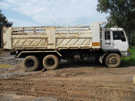 ขายรถบรรทุก 10 ล้อ 2 เพลาดั้ม MITSUFUSO TURBO TF 5037 เครื่องดีคัสซีสวยพร้อมใช้ทะเบียนเต็ม