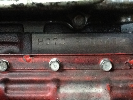 เครื่องHINO HO7C