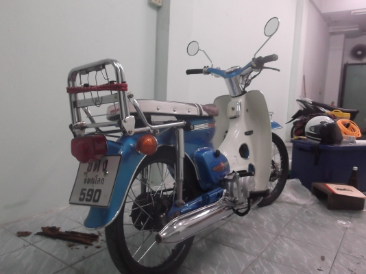 ขายหรือแลก C70 เครื่องไทเกอร์ 125 (มีวีดีโอให้ดูครับ)สีใหม่มีเล่มทะเบียนเครื่องภาษีขาด 2 เดือน อยู่จังหวัดสระแก้ว