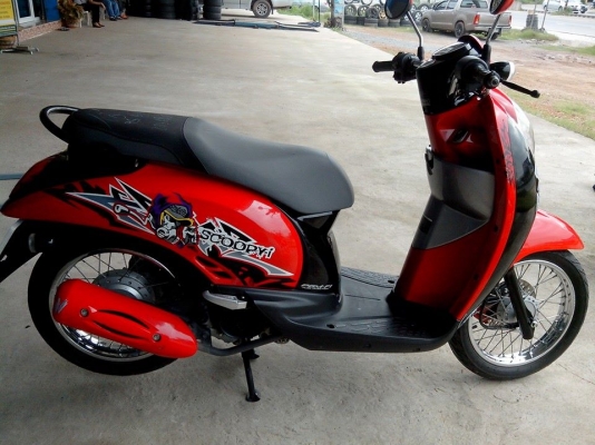 ขาย Honda Scoopy i ปี 54 สีแดง-ดำ สภาพเดิมๆ