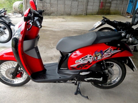 ขาย Honda Scoopy i ปี 54 สีแดง-ดำ สภาพเดิมๆ