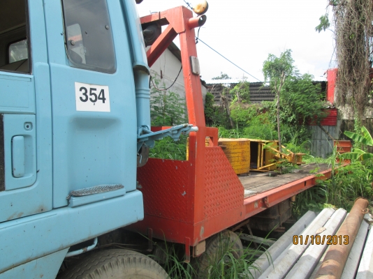 ISUZU-2เพลา-เทเลอร์12ล้อ-เครื่อง8สูบ-หัวร๊อคสามใบปัด