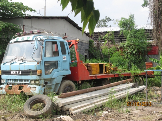 ISUZU-2เพลา-เทเลอร์12ล้อ-เครื่อง8สูบ-หัวร๊อคสามใบปัด