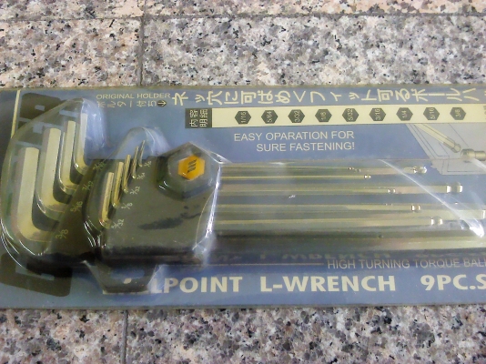 ชุดปะแจ L อย่างดี แข็ง เป็นของญี่ปุ่น มีทั้งหน่วย มม.และ นิ้ว