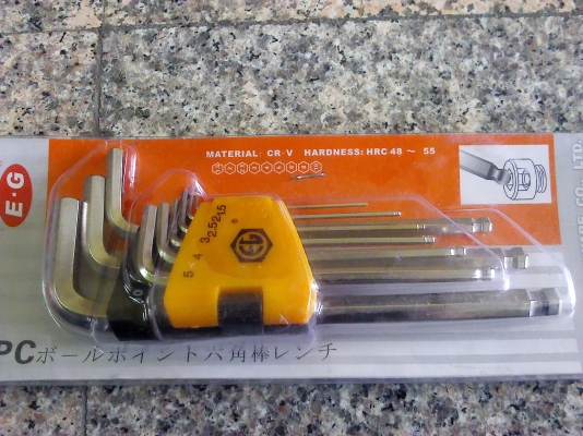 ชุดปะแจ L อย่างดี แข็ง เป็นของญี่ปุ่น มีทั้งหน่วย มม.และ นิ้ว