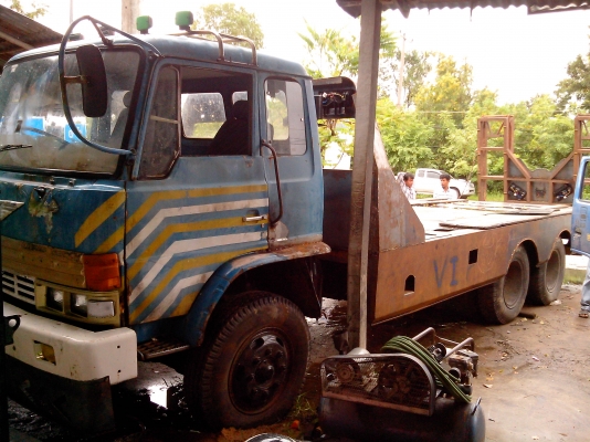 HINO F17 เทรนเลอร์ 1เพลา ท้ายไฮดรอลิค ขึ้นรถเกี่ยว HINO F17 เทรนเลอร์ 1เพลา ท้ายไฮดรอลิค ขึ้นรถเกี่ยว