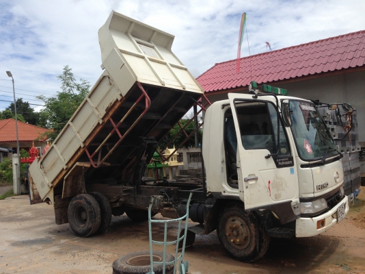 ขายด่วน รถบรรทุก 6 ล้อกระบะดั้ม HINO FC4J-140 แรง รถจดทะเบียนปี 2555 คัซซี FC4JEA-109xx  คัซซีใหญ่ สวยตลอดเส้น เครื่อง HINO JO5C -140 แรง เครื่องดี หัวสภาพสวย ภายในครบ กระบะดั้มสภาพดี ช่วงยาว 4.30 เมตร ช่วงล่างใหญ่ ยางสวย เอกสารครบ ภาษีเต็ม เล่มทะเบียนพร้