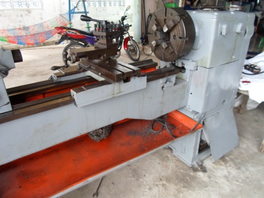 แท่นกลึง 6 ฟุต เกียร์บล็อก 3 เพลา พร้อมใช้ เครื่องเงียบ 80,000