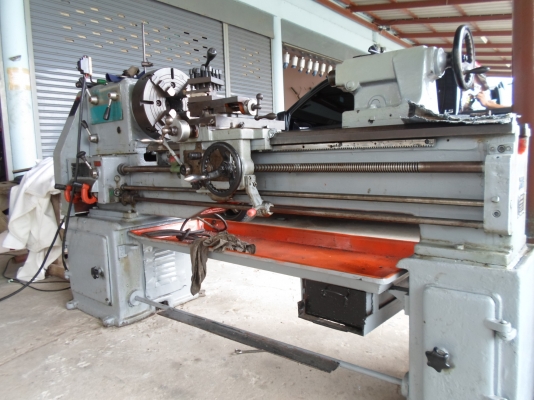 แท่นกลึง 6 ฟุต เกียร์บล็อก 3 เพลา พร้อมใช้ เครื่องเงียบ 80,000