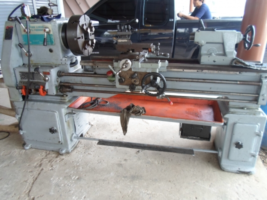 แท่นกลึง 6 ฟุต เกียร์บล็อก 3 เพลา พร้อมใช้ เครื่องเงียบ 80,000