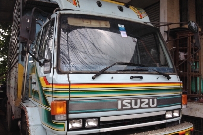 ขาย10ล้อ 1 เพลา ISUZU Rocky 195 แรง 6HE1-I รถร่อง รถในไทย สวยเดิมๆ กระบะไม้คอกสูง