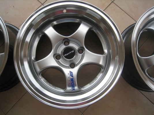 ขายล้อแม็กใหม่ S1 ขอบ15xหน้า 7.5 et38 หลัง 8.5 et25 4รู100  สนใจติดต่อเล็กคลองสามครับ (081-3747940)