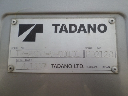 ขาย TADANO CRANE TR250M-6, S/n. FB2129 สภาพสวย
