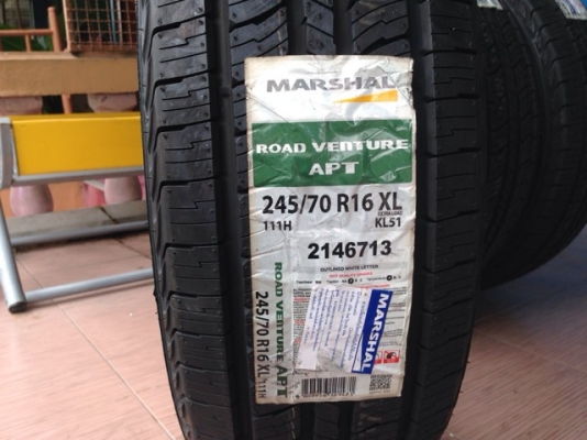 ขายยาง245/70/16 marshal KL51 ปี12 ราคาถูกๆ