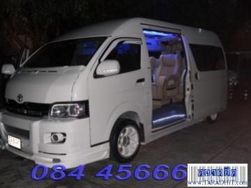 ขายรถตู้คอมมูเตอร์แต่ง VIP เจ้าของขายเอง ปี 08 สีขาว สวยมากๆ รถไม่ค่อยได้ใช้ 083-0338694