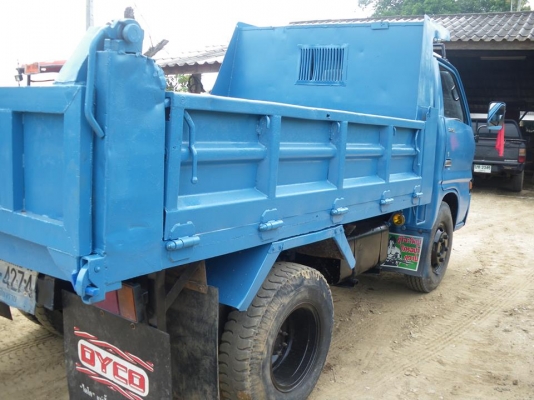 ขาย ISUZU TLD43 (หัวแตงโม) จดทะเบียนสีฟ้าโครงเหล็กสีดำ
