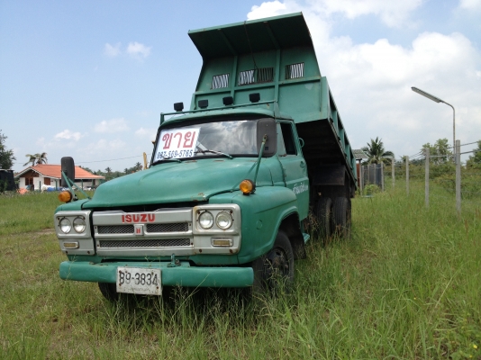 ขาย isuzu 6 ล้้อ หน้ายาว กระบะดั๊ม เอกสารเล่มทะเบียน