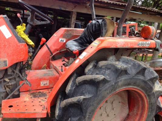 คูโบต้า L3408 4 WD 2 เพลาพร้อมโรตารี่ปั่นดิน