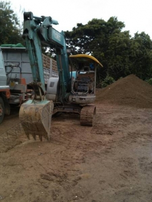 รถแบคโฮ ยี่ห้อ KOBALCO