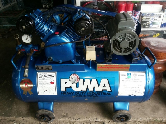 ขายด่วนปั๊มลม พูม่า 2 สูบ  1 แรง  92 ลิตร