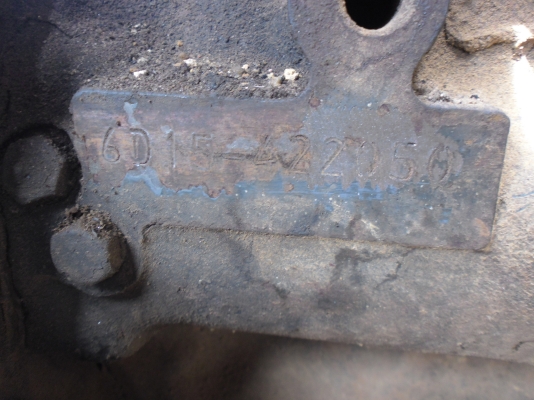 MITSUBISHI  FUSO ดั้ม  คัชซี FK 4166EZ- เลขเครื่องยนต์  6D15- 422   6 สูบ     แรงม้า       175