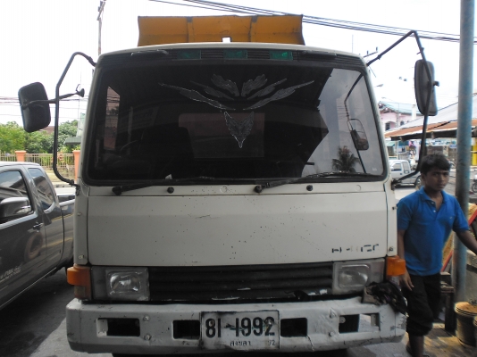 MITSUBISHI  FUSO ดั้ม  คัชซี FK 4166EZ- เลขเครื่องยนต์  6D15- 422   6 สูบ     แรงม้า       175
