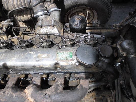 MITSUBISHI  FUSO ดั้ม  คัชซี FK 4166EZ- เลขเครื่องยนต์  6D15- 422   6 สูบ     แรงม้า       175