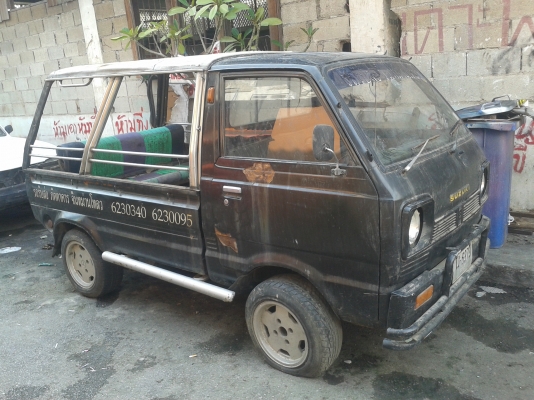 กะป้อซูซูกิ ST90 กะบะสแตนเลส ทะเบียนขาด4ปี