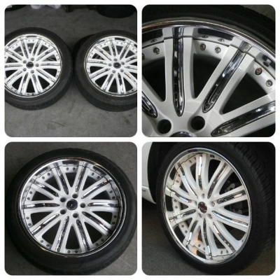 Club linea l368 ล้อนอกขอบ 19 5/114 พร้อมยาง มีคู่เดียว