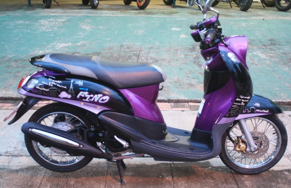 __FINO สีม่วง-ดำ จดทะเบียน ก.ย. 55 ทะบียน+พร้อมโอน $ 24,000__