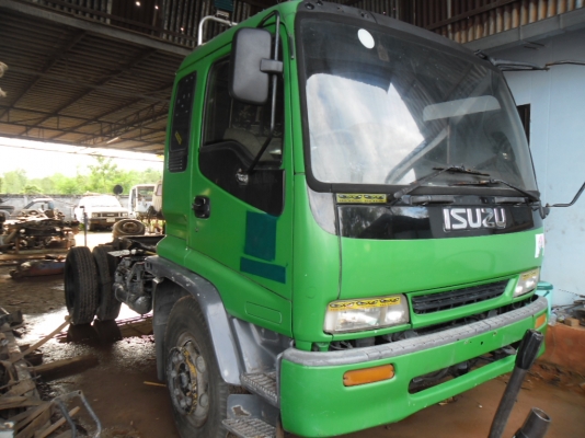 ขายหัวคัสซี ISUZU DEGA195 EURO 1 เครื่องดี คัสซีมีสนิมนิดหน่อยทะเบียนพร้อม สำหรับไปต่อดั้ม