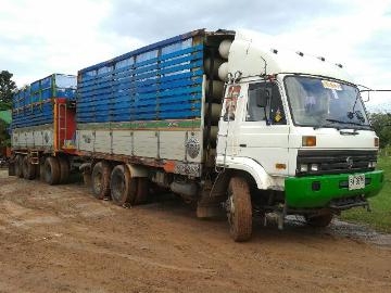 ขายรถ Nissan CMW430 290 แรงม้า NGV100\% ดั๊มอลูมิเนียมแม่ลูก ลูก 3 เพลา 1,680,000 บาท ต่อรองกันได้ 081-2661830 มนตรี