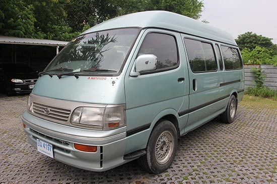 ขายรถตู้ Toyota Commuter 1996 หลังคาสูง LPG ลงเล่มแล้ว