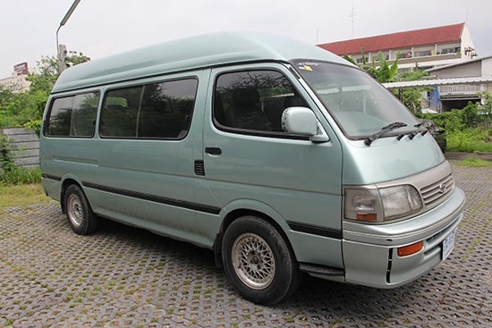 ขายรถตู้ Toyota Commuter 1996 หลังคาสูง LPG ลงเล่มแล้ว