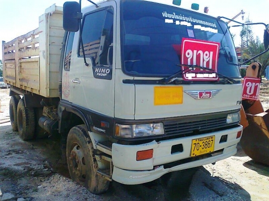 รถสิบล้อสองเพลาดั้ม HINO FM 3MF รหัสคัสซี 3M KLA เกียร์ฟุลเล่อร์ รถสวยกริ๊บ มีทะเบียนครบ ราคาต่อรองได้.