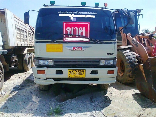รถสิบล้อสองเพลาดั้ม HINO FM 3MF รหัสคัสซี 3M KLA เกียร์ฟุลเล่อร์ รถสวยกริ๊บ มีทะเบียนครบ ราคาต่อรองได้.
