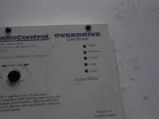 OVERDRIVE ของ AUDIO CONTROL