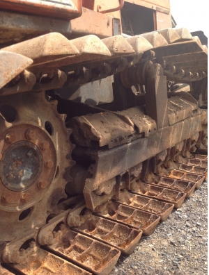 ขาย** D3 ฮิตาชิ DX75M เครื่อง4สูบ จอร์นเดียร์ ประหยัดน้ำมัน เกียร์ทอร์ก หน้า4หลัง4 ใบมีดสไลด์6ทิศทาง พร้อมใช้งาน