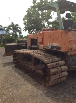 ขาย** D3 ฮิตาชิ DX75M เครื่อง4สูบ จอร์นเดียร์ ประหยัดน้ำมัน เกียร์ทอร์ก หน้า4หลัง4 ใบมีดสไลด์6ทิศทาง พร้อมใช้งาน