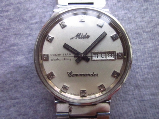 +++++ Mido Commander 12 พลอยหน้าเดิมสายแท้ +++++